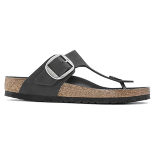 Ciabatte Birkenstock Gizeh Big Buckle Leoi Black Hex Nero