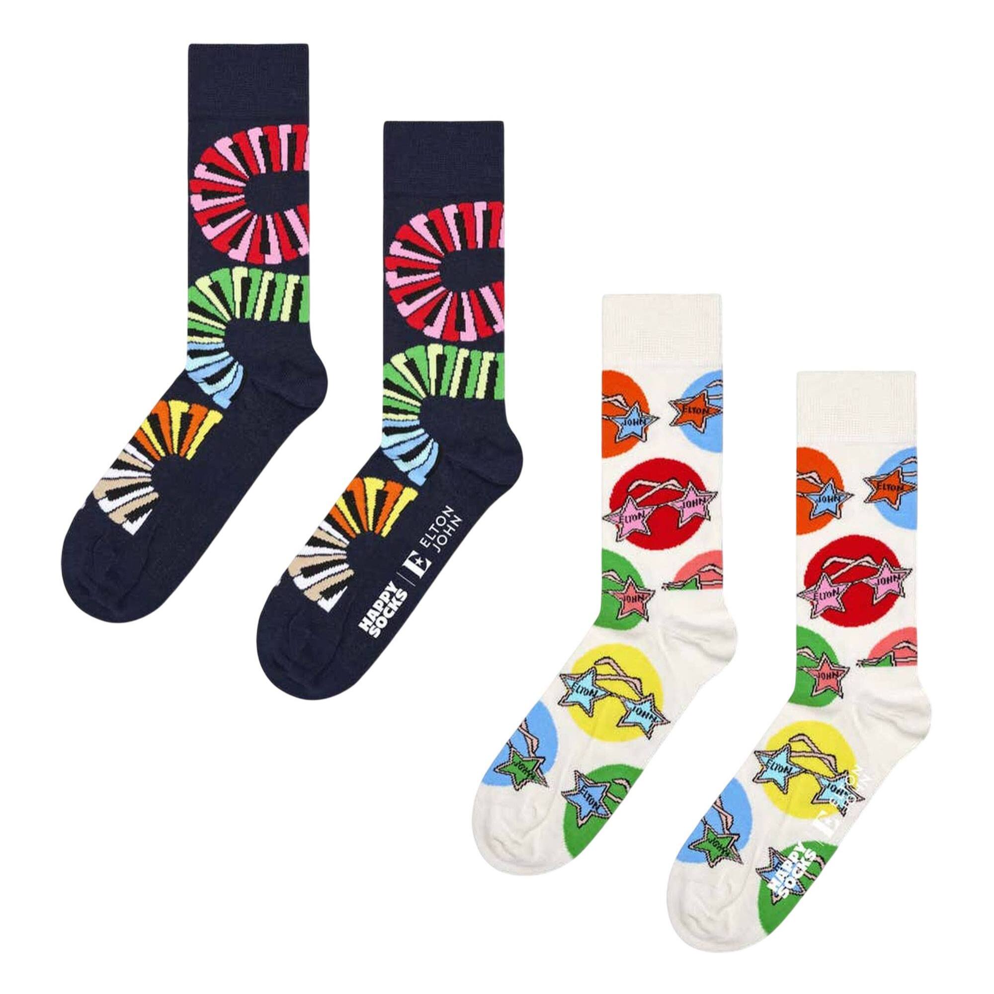 Calcetines 3 pack piano y glasses de elton john