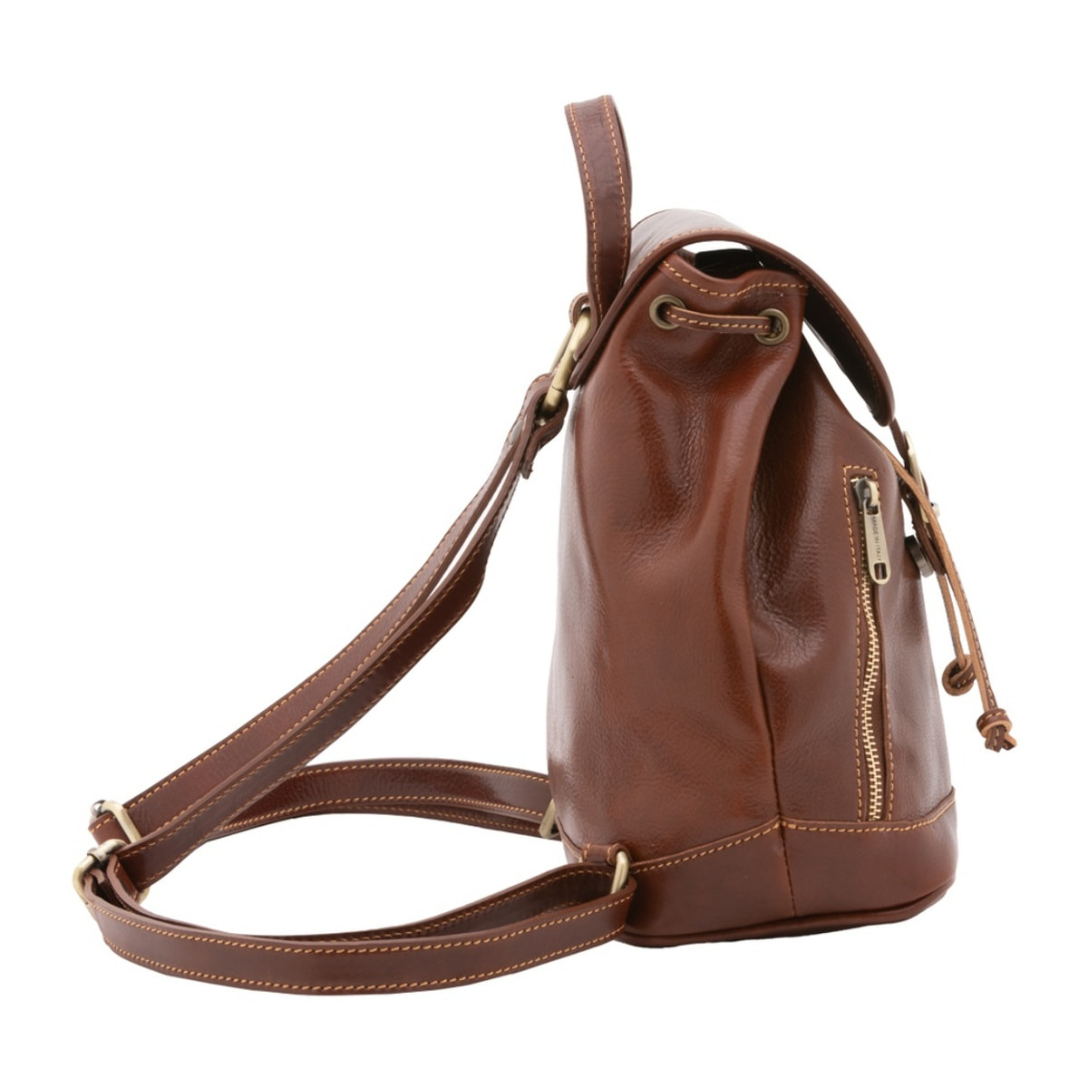 Borsa a spalla da donna - Modello False - Vera pelle - 20.0 x 29.0 x 14.0 cm