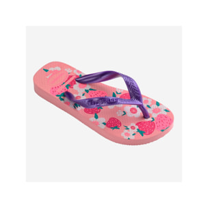 Infradito Havaianas Havaianas Kids Flores Macaron Pink Viola