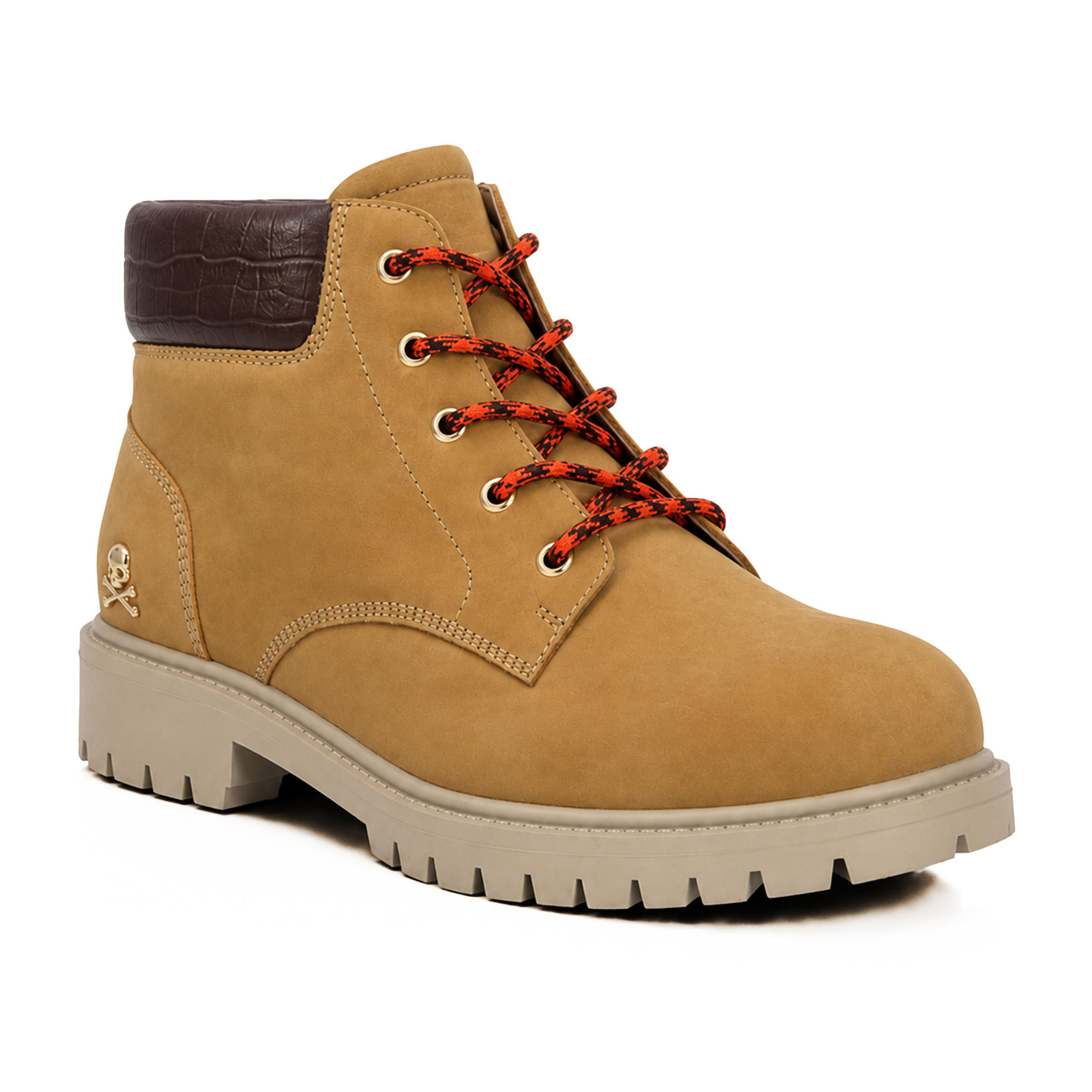 PHILIPP PLEIN Botines planos COCCO