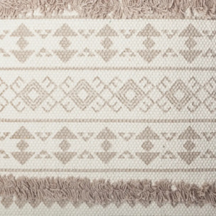 Housse de coussin tuftée "Etnik" beige 40x40cm