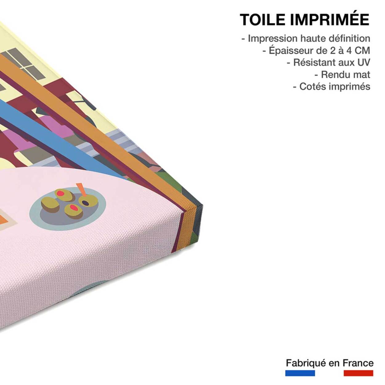 Tableau chamonix mont blanc Toile imprimée