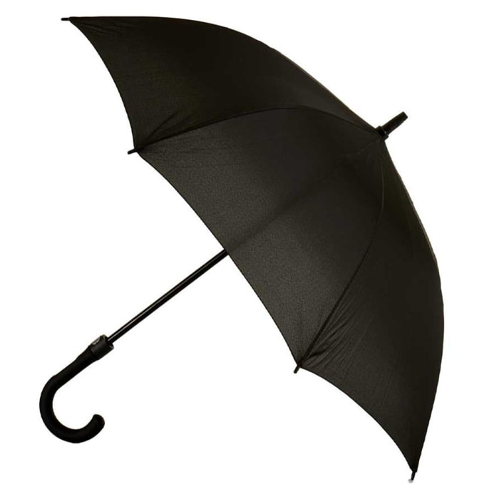 Paraguas mango negro 55696