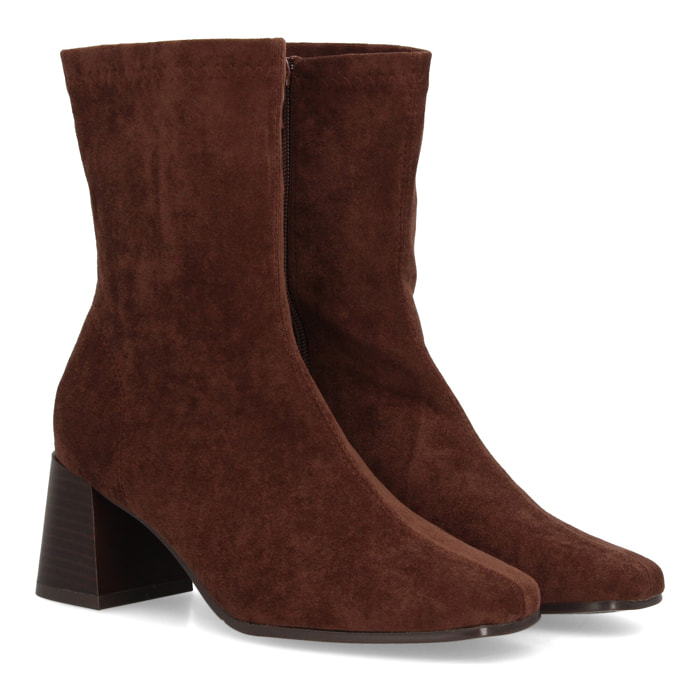 Bota calcetín de caña media para mujer