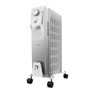 Cecotec Radiateur Bain d'Huile ReadyWarm 7000 Space 360º. 7 modules, 1500 W, 18