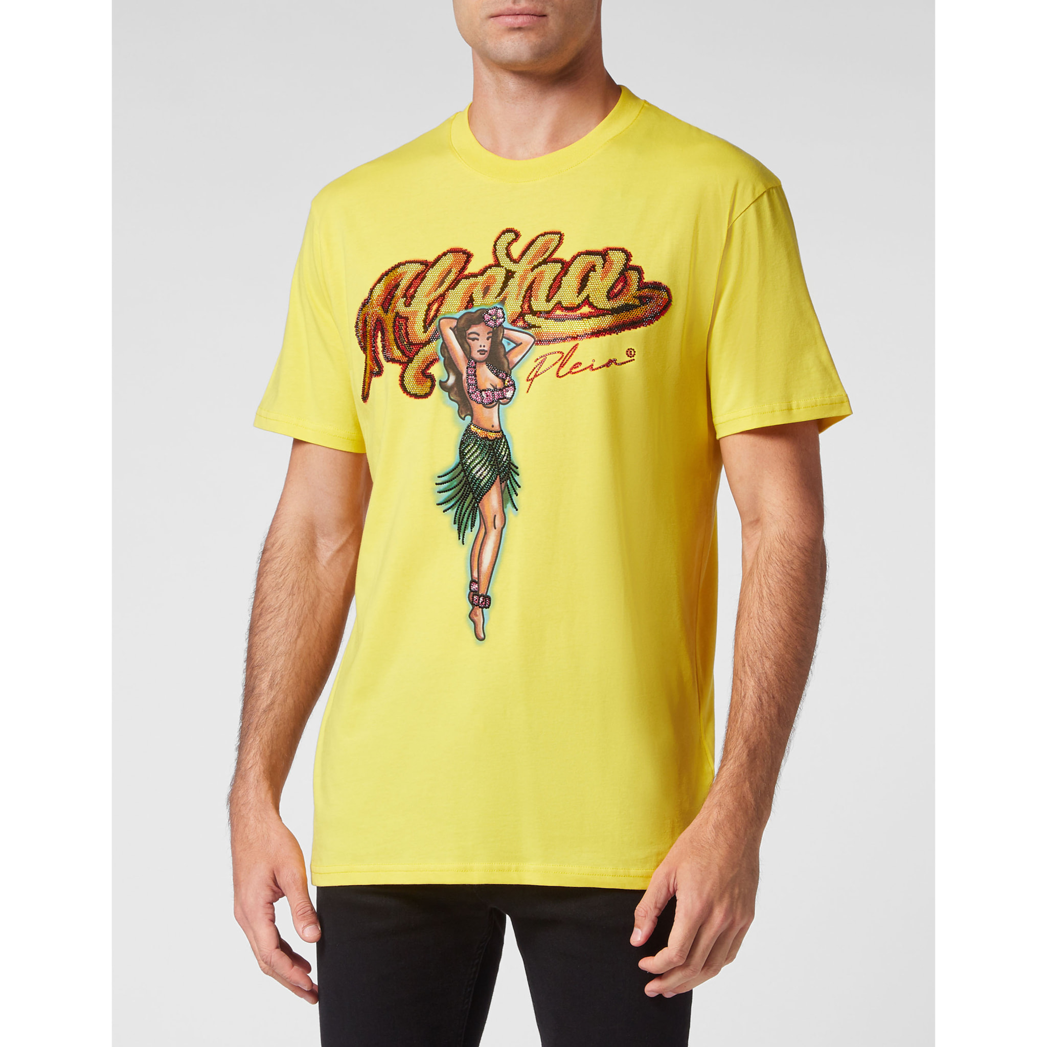 PHILIPP PLEIN T-Shirt Round Neck HAWAII