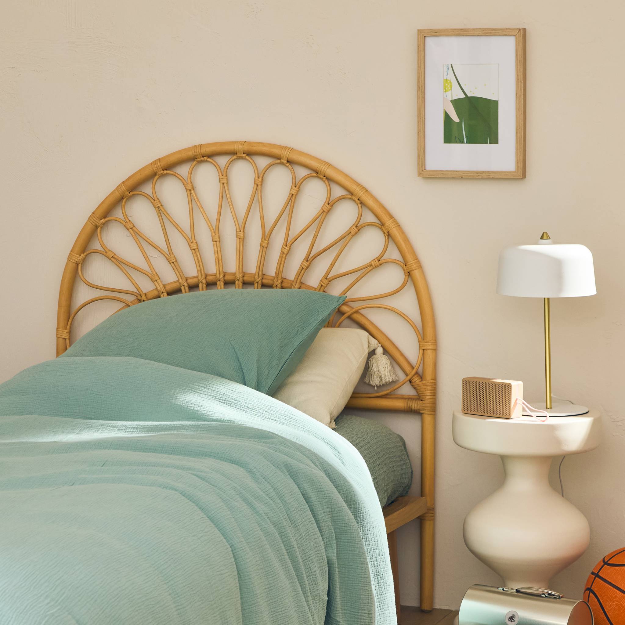 Tête de lit rotin naturel MALACCA