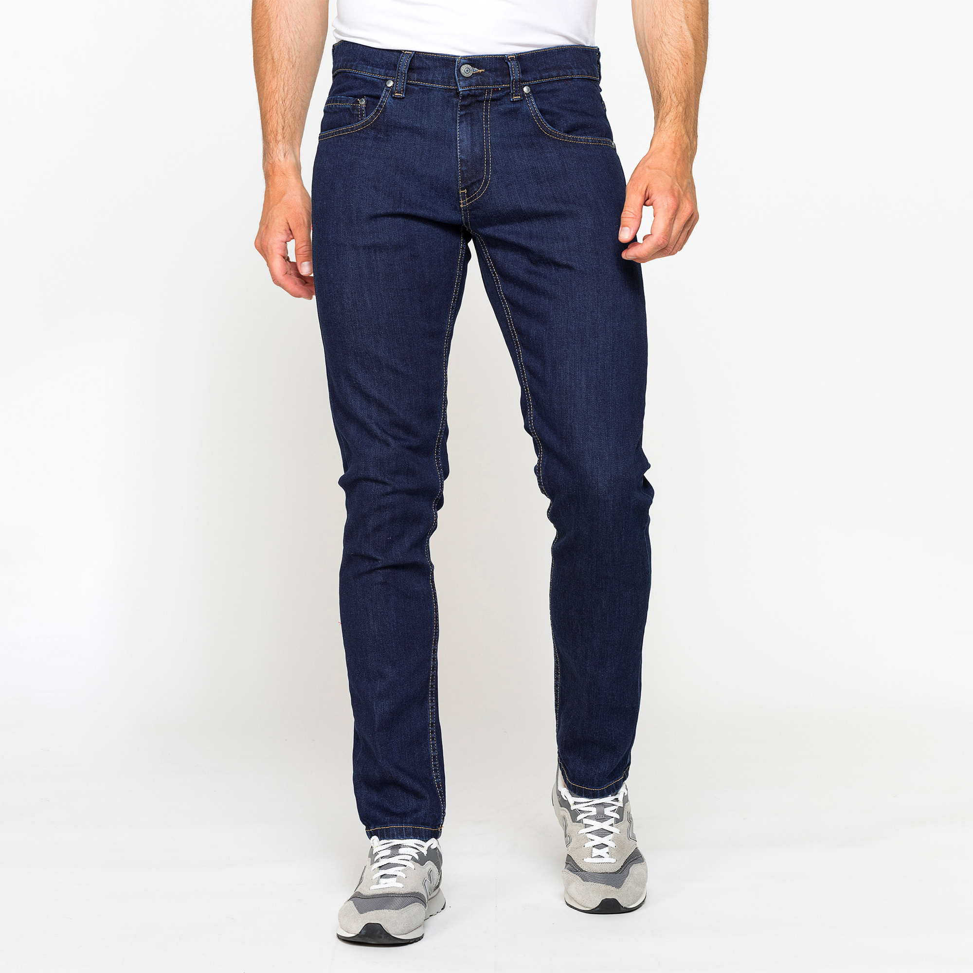 JEANS 5 TASCHE SLIM FIT MOD. 717 IN DENIM STRETCH 12 oz.