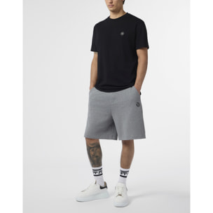 PHILIPP PLEIN Embroidered Round Neck T-Shirt Monogram Monogram