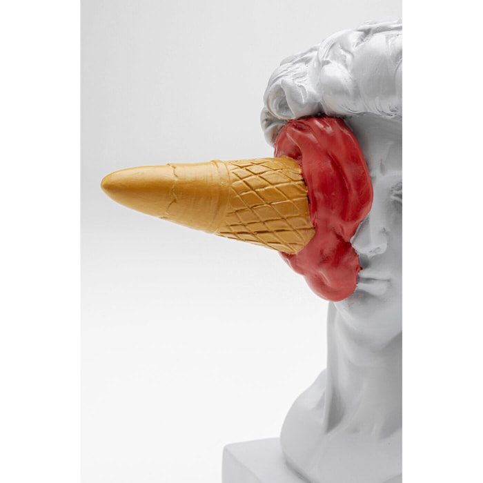 Déco statue grecque glace 17cm Kare Design