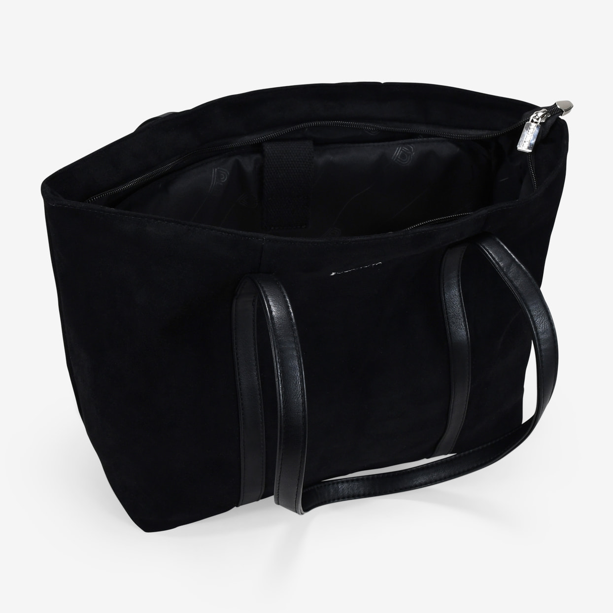 Bolso shopper negro para portátil