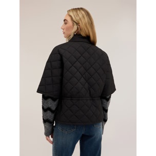 Motivi - Capa acolchada con cordón ajustable - Negro