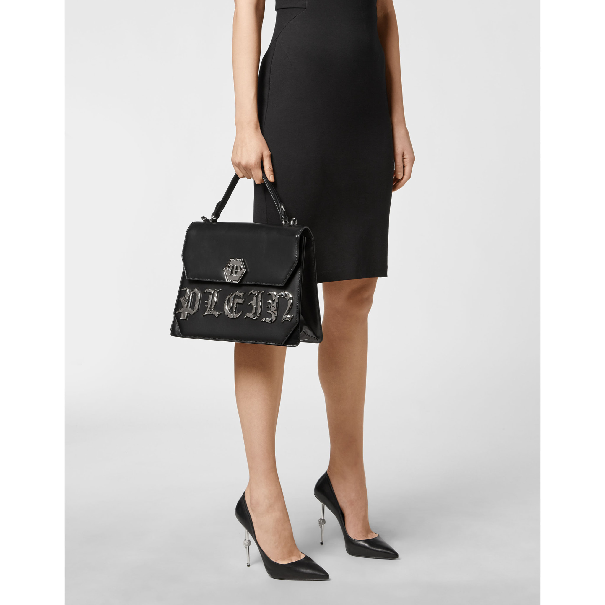PHILIPP PLEIN Borsa con maniglie GOTHIC PLEIN