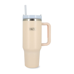 Gobelet isotherme rose clair 1,2L