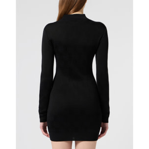 PHILIPP PLEIN Vestido de día de punto MONOGRAM