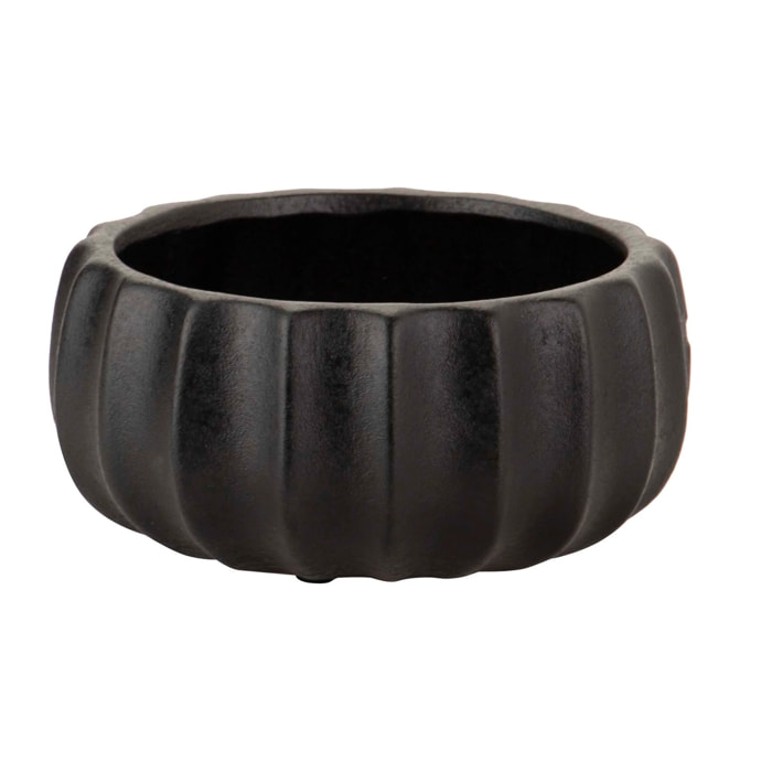 Centro Ceramica Negro 25x25x13 Cm