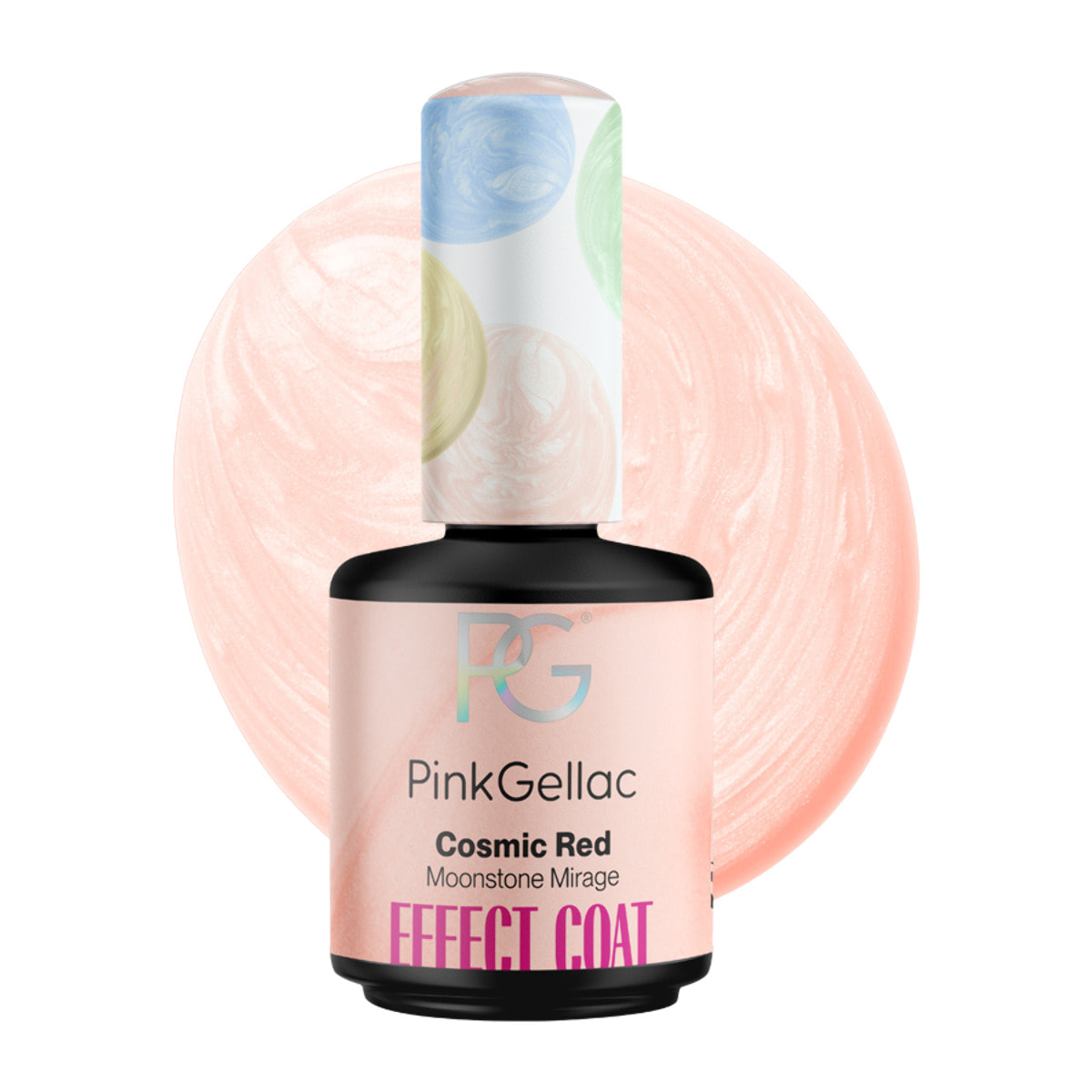 Vernis semi-permanent - Coat Effet - Cosmic Red - 15 ml