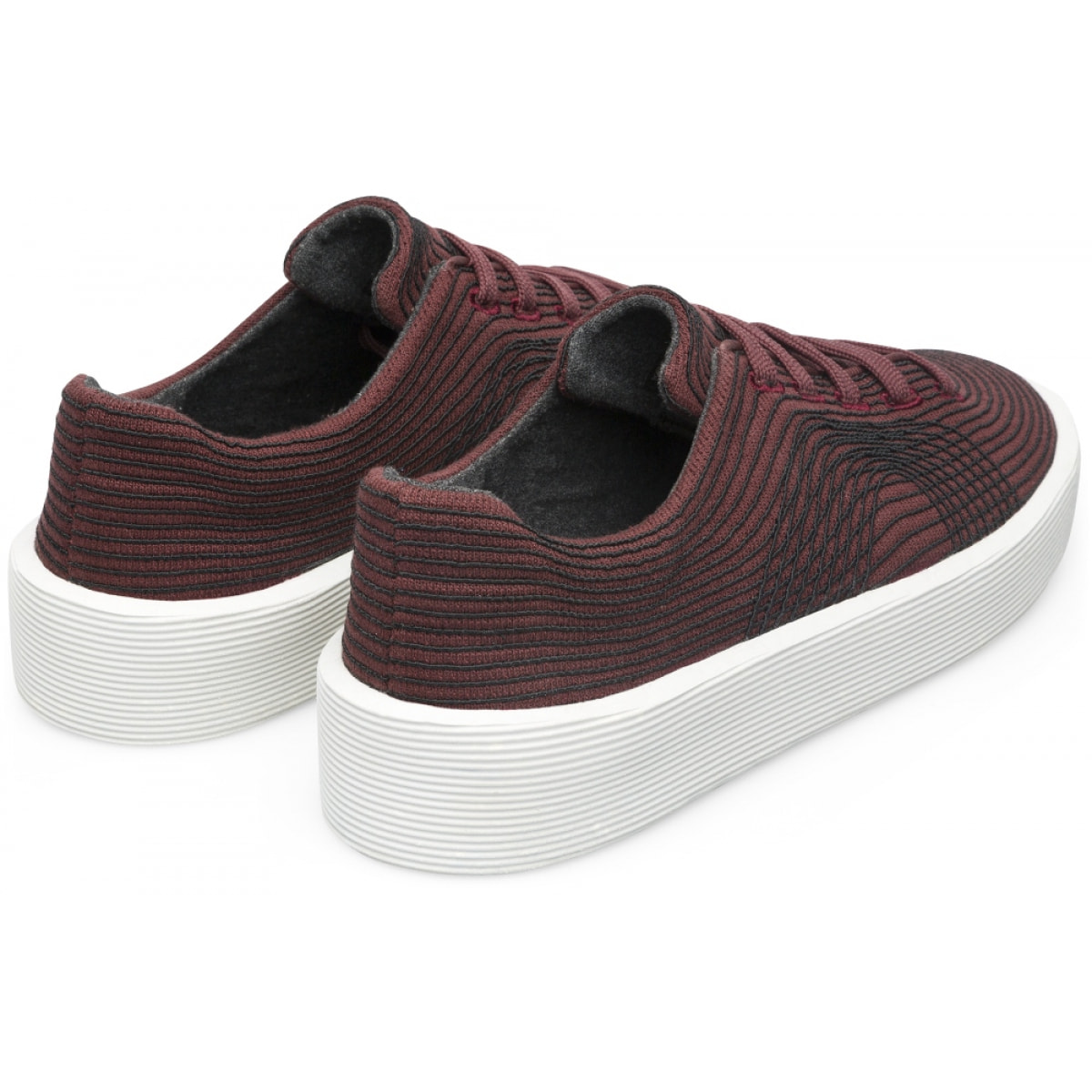 CAMPER Courb - Sneakers Mujer Burdeos