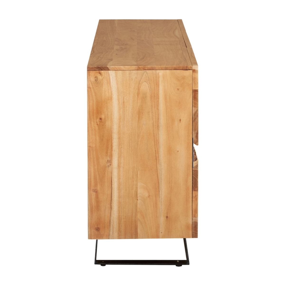 CREDENZA ACHILLE 85CM 3A ACACIA METALLO ORIZ