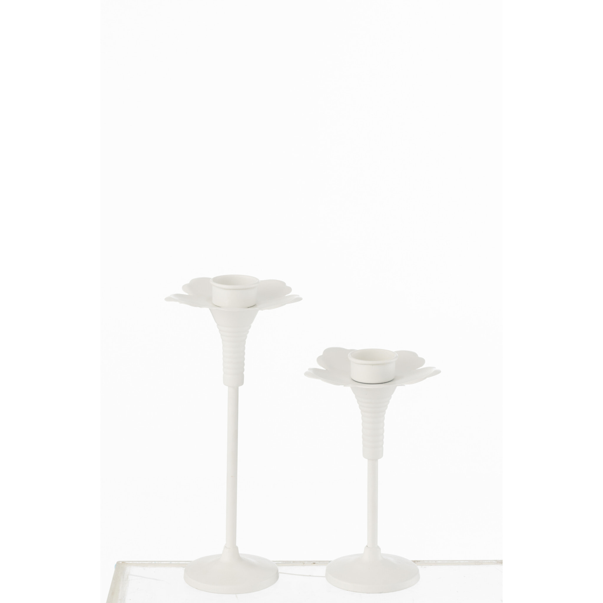 J-Line chandelier Oldies - métal - blanc - 2 pcs