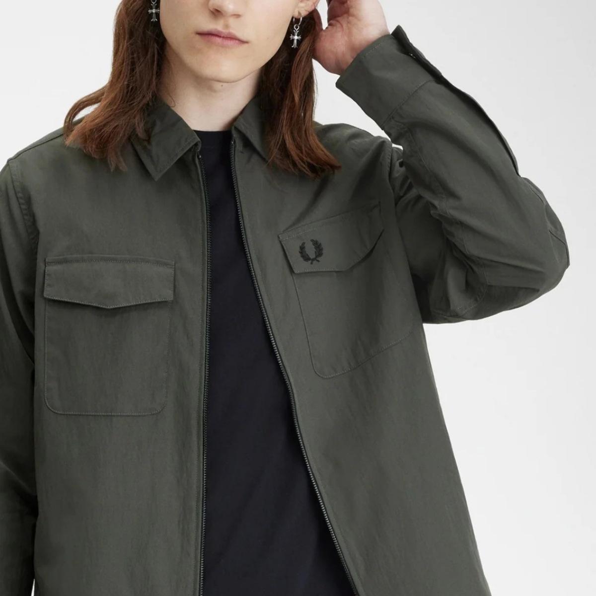 CHAQUETA FRED PERRY ZIP OVERSHIRT