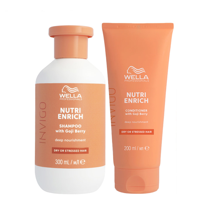 WELLA Kit Invigo Nutri-Enrich Shampoo Nutriente 300ml + Balsamo 200ml