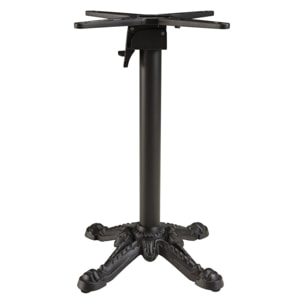 ICARE - Ensemble n°1: table bistrot D70cm pliable en céramique marbré vert