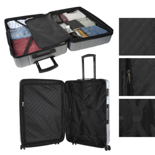 Maleta Abs Grande Dkny Dkny-911 Side Tracked Plata