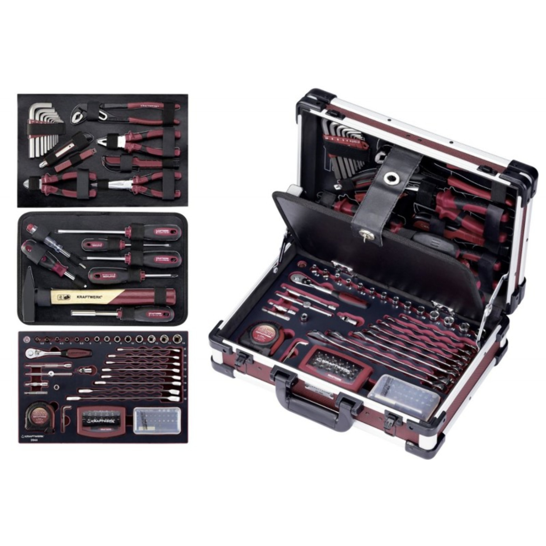 Coffret d'outils Pro-Line 1/4' KRAFTWERK 123 pièces - 3944