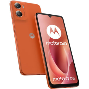Smartphone MOTOROLA G06 128Go Arabesque orange