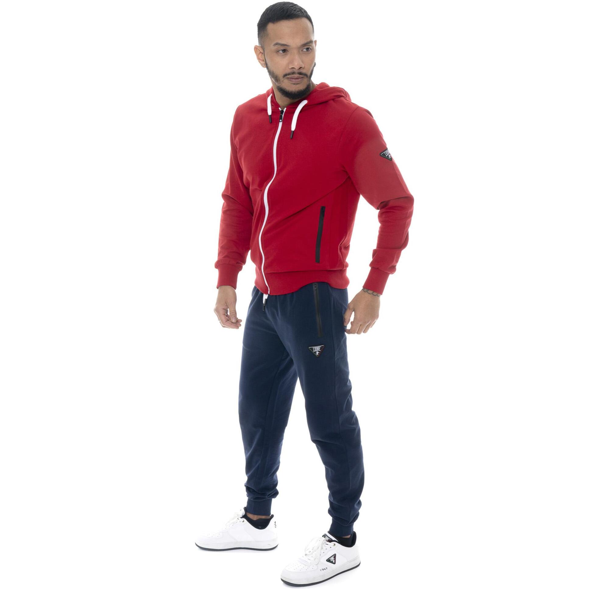 Pantaloni sportivi da uomo con polsino Leone Patch