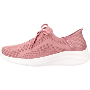 Sneakers De  Mujer Slip-ins: Ultra Flex 3.0 Tonal Stretc Rosa