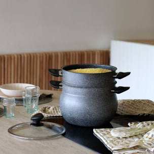 Couscoussier 9L en aluminium - tous feux