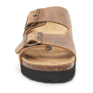 SANDALO CON ZEPPA BILLOWY MARRONE