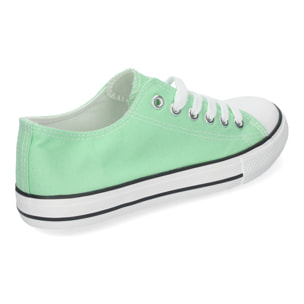 Zapatilla Plana de Mujer, Comoda, con Material de Lona