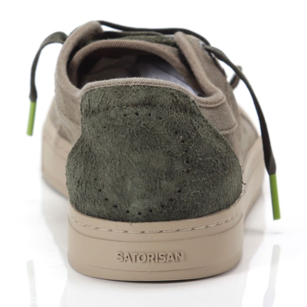 Sneakers Satorisan Heisei Suede Peat Green Grigio