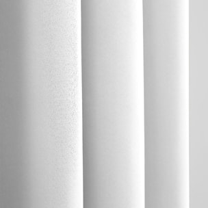 Rideau occultant thermique blanc 140 x 260 cm