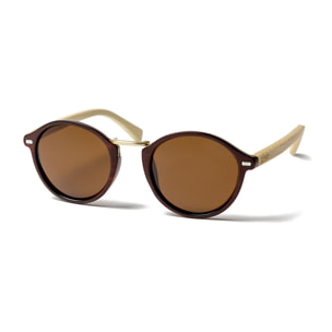 Gafas de sol OCEAN CIRCLE - Plateado brillante / Transparenteees color menta