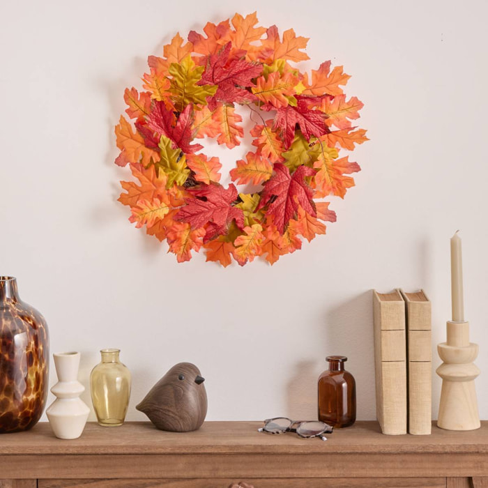 Couronne de plantes artificielles James H43cm
