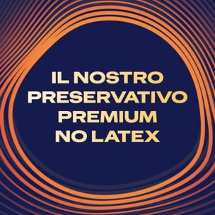 Preservativi Anallergici Nude Sensation Premium No Latex Extra Lubrificati ad Alta Sensibilità Senza Lattice - 6 Profilattici