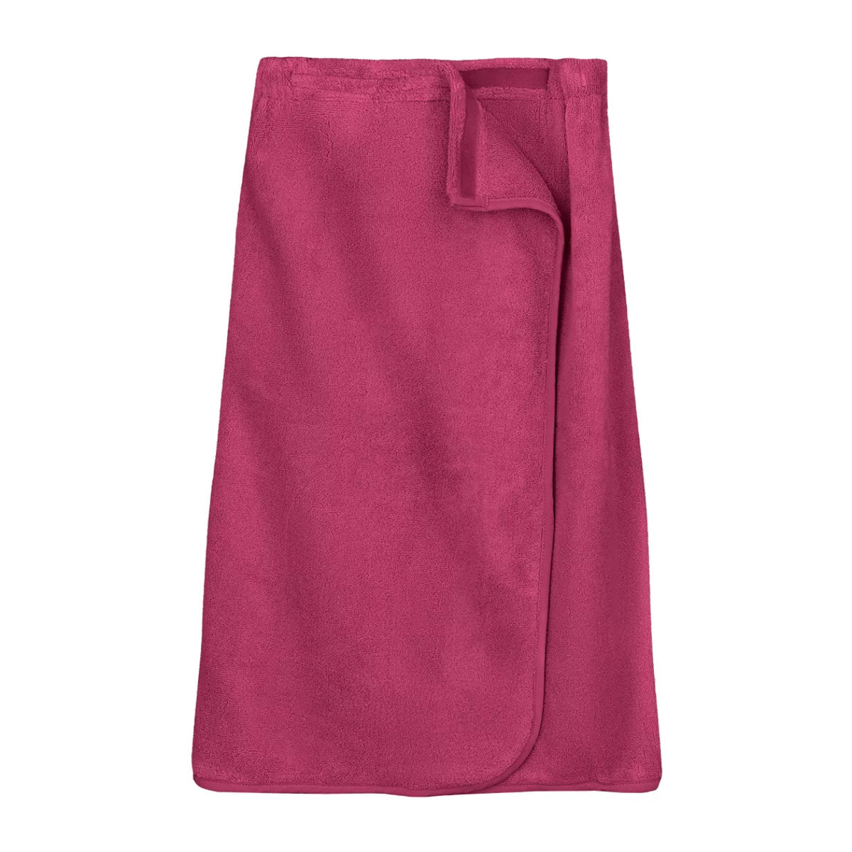 Pareo pur coton 420 g/m² uni rose Elea fuchsia