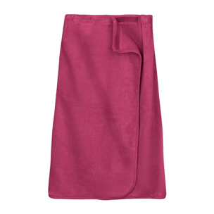 Pareo pur coton 420 g/m² uni rose Elea fuchsia