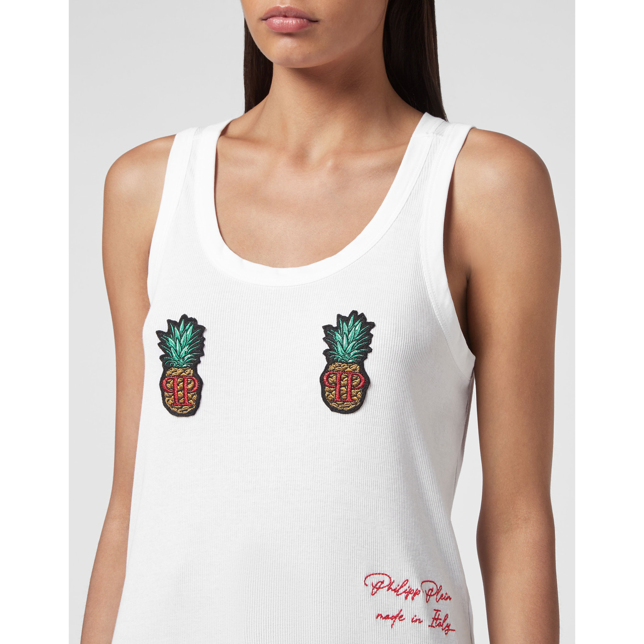 PHILIPP PLEIN Tank top Pineapple Signature Edition
