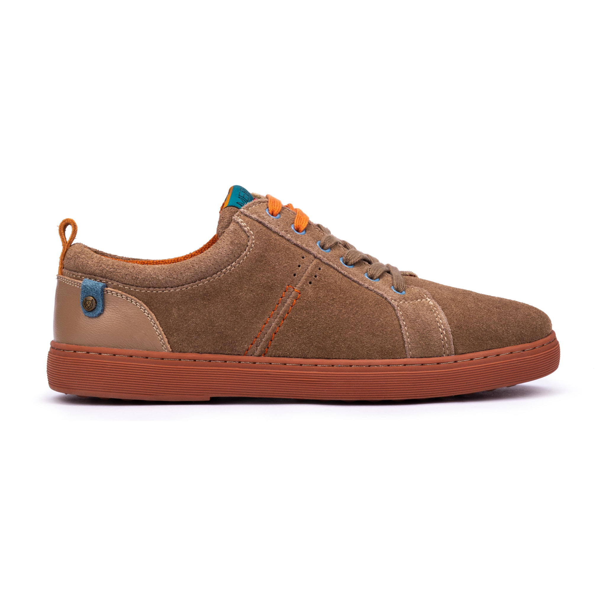 Zapatillas de piel camel