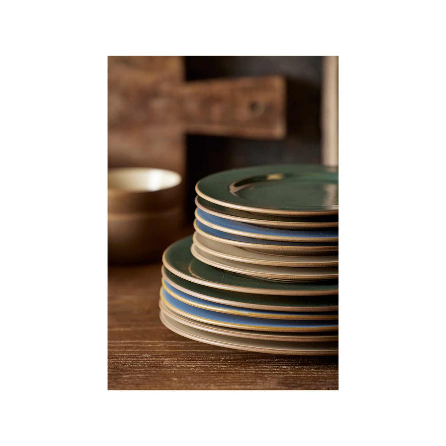 Assiette plate Wood