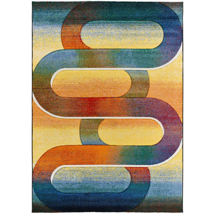 SYBIL Alfombra geométrica en multicolor, varias medidas disponibles