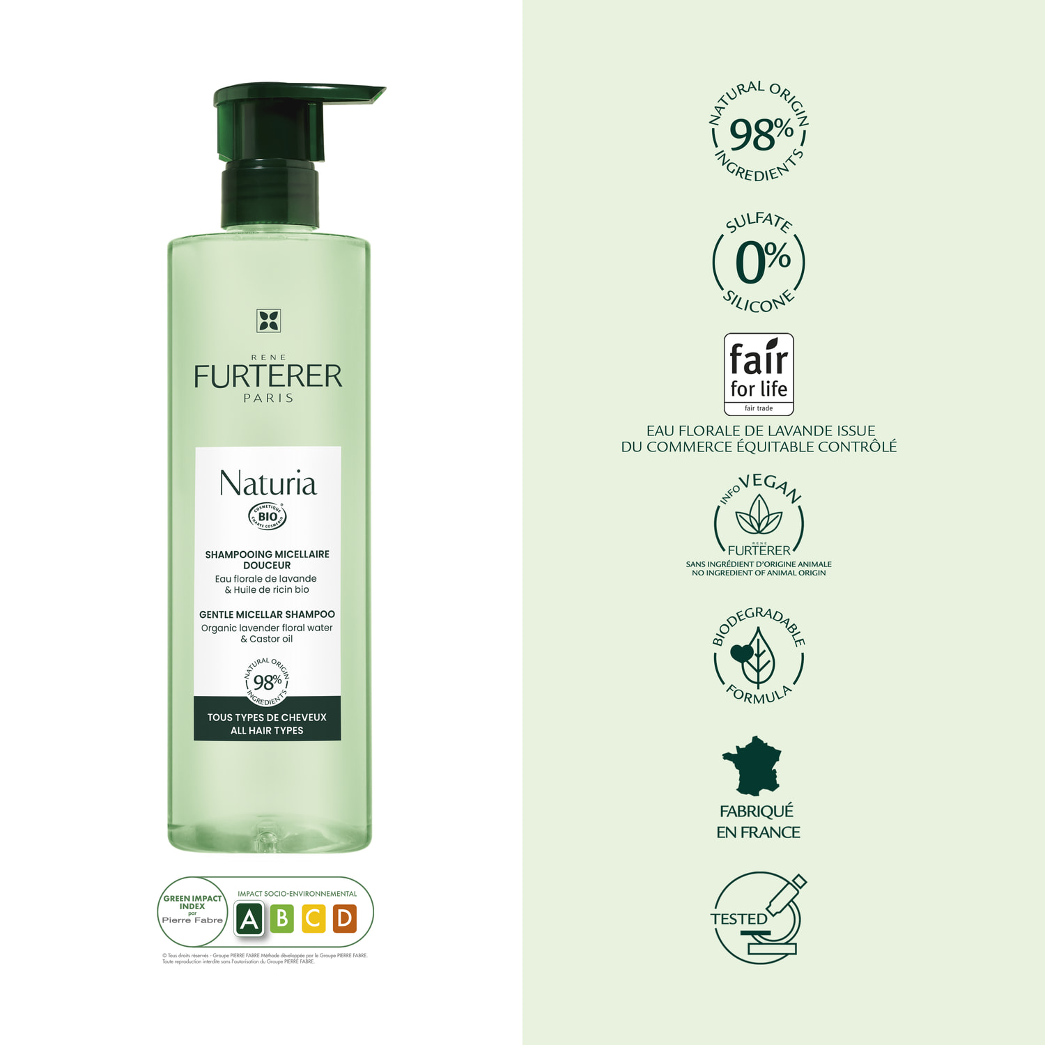 Naturia  - Shampoing Micellaire Douceur