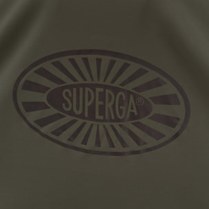 Giacche Superga Uomo Donna Verde Poncho Raggiera Logo
