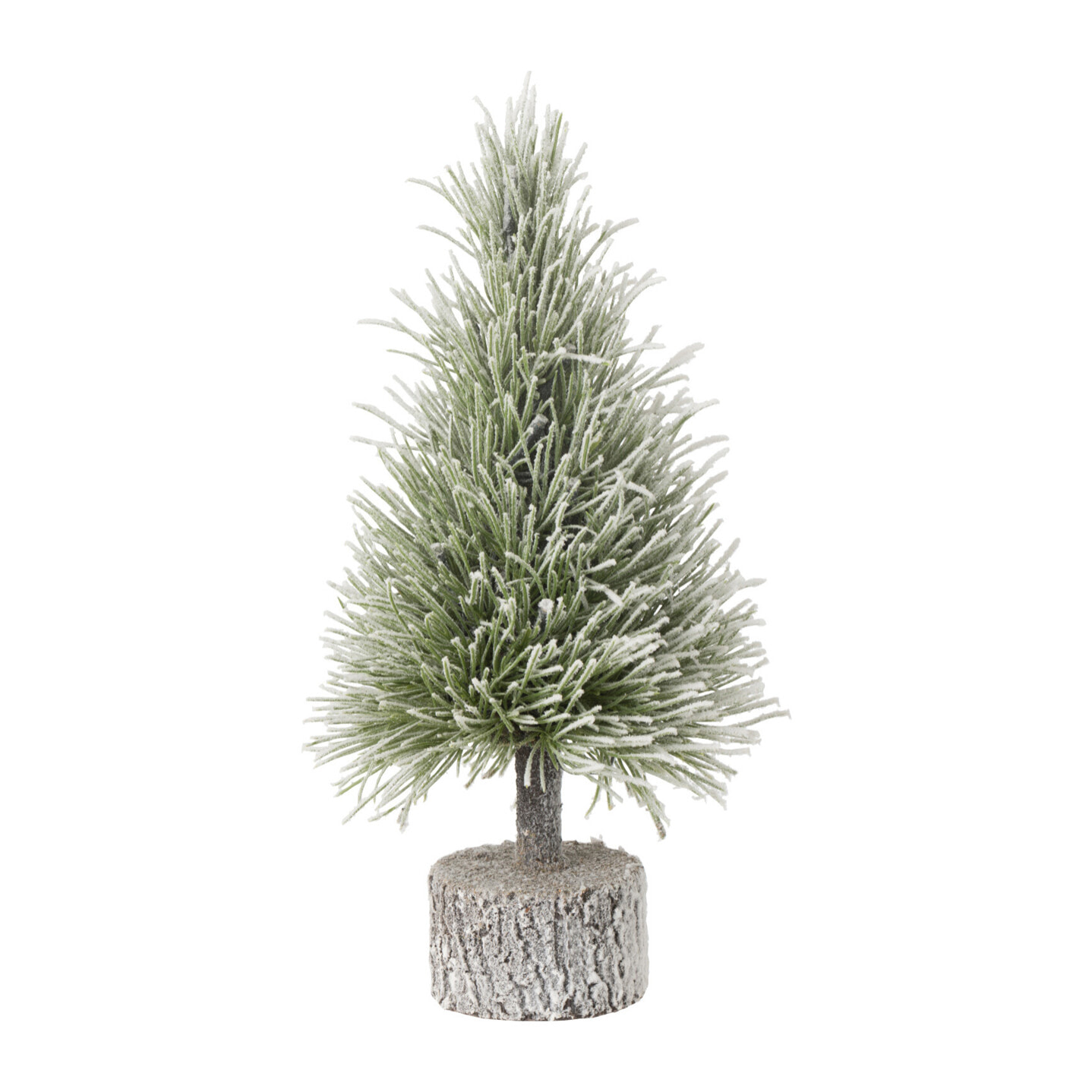 J-Line décoration Sapin De Noël Neige - plastique - vert - small - LED